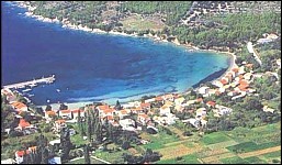 panorama view on Zuljana Bay